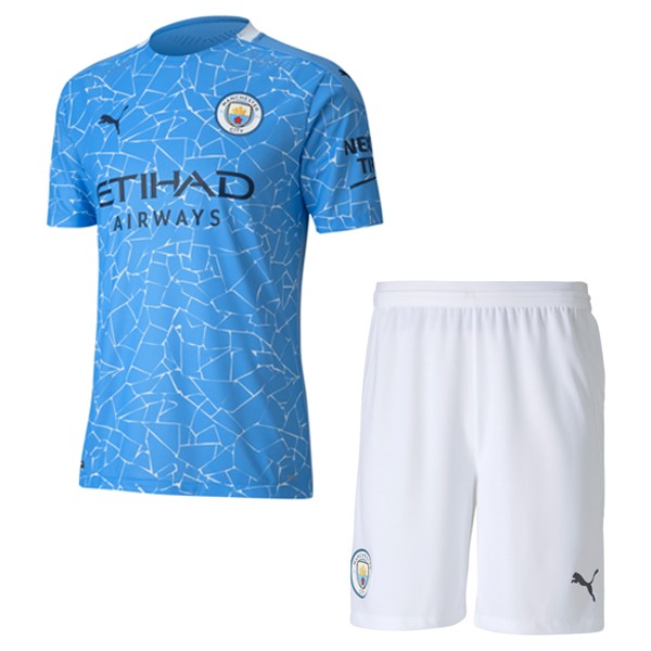 Trikot Manchester City Heim Kinder 2020-21 Blau